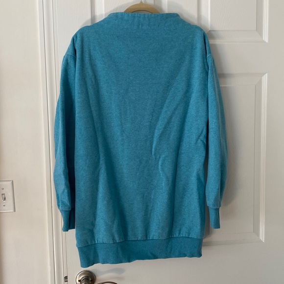 GYMSHARK Teal Pullover Sweatshirt - Picture 5 of 6